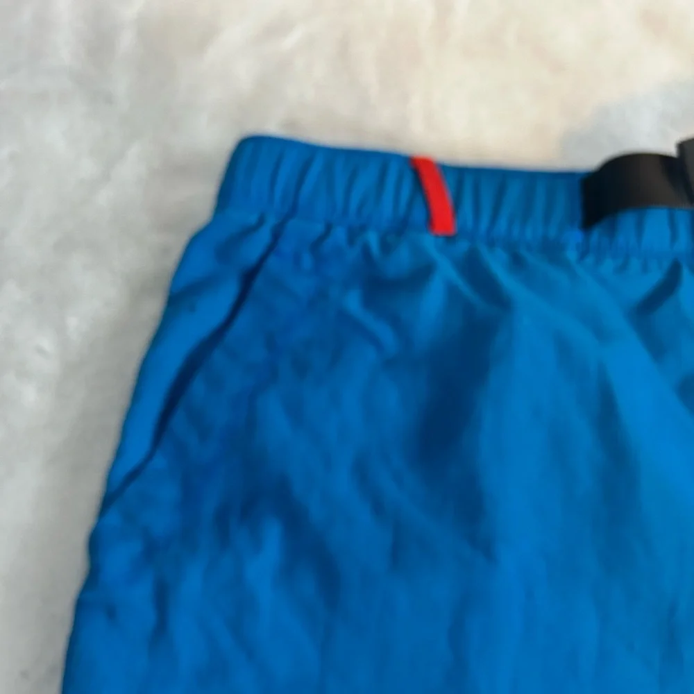 The North Face Blue Hiking Shorts Mens M Nylon Outdoor Belted